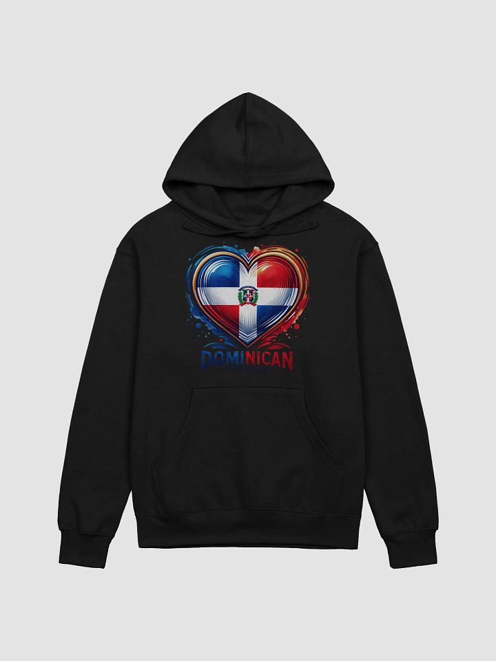 Dominican Republic Flag Heart Hoodie product image (1)