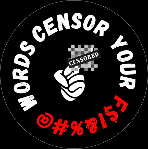 Censor Your Words Vinyl Sticker product image (1)