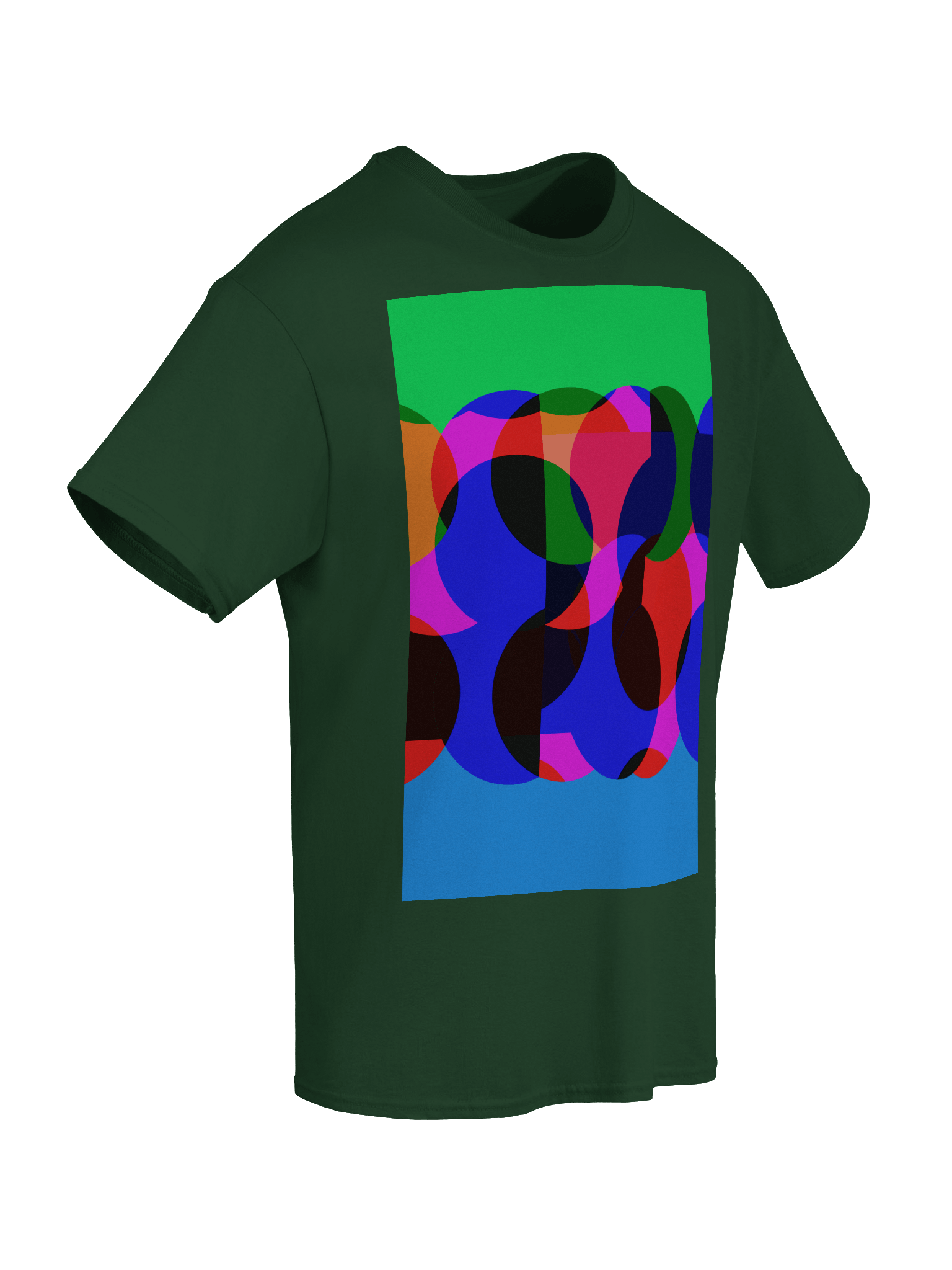 Abstract Circle Fusion T-Shirt product image (8)