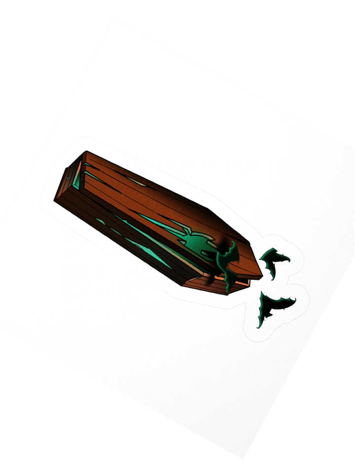 Coffin - Kiss Cut Stickers product image (7)