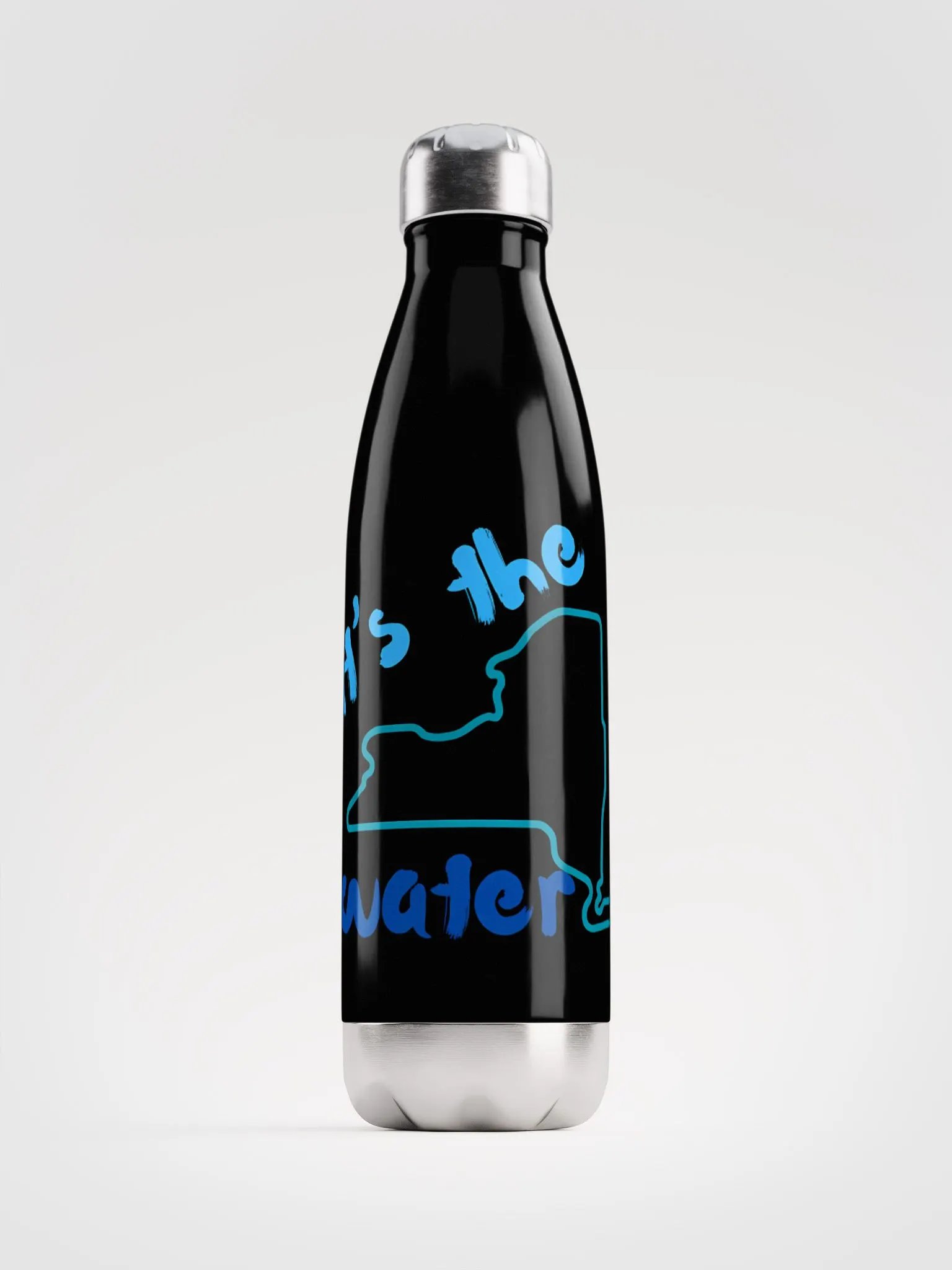"It's the Water" Stainless Steel Water Bottle product image (1)