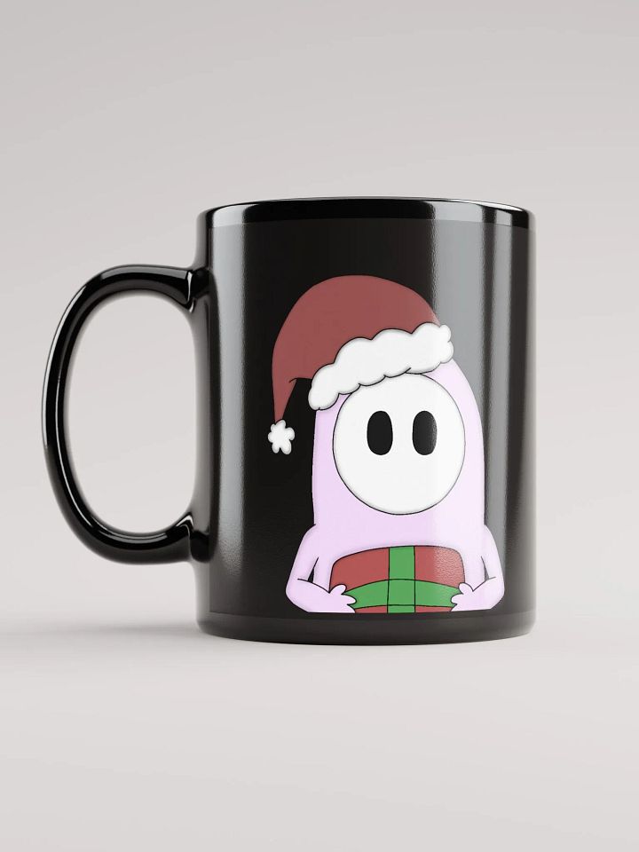 christmas fall guys black mug product image (2)