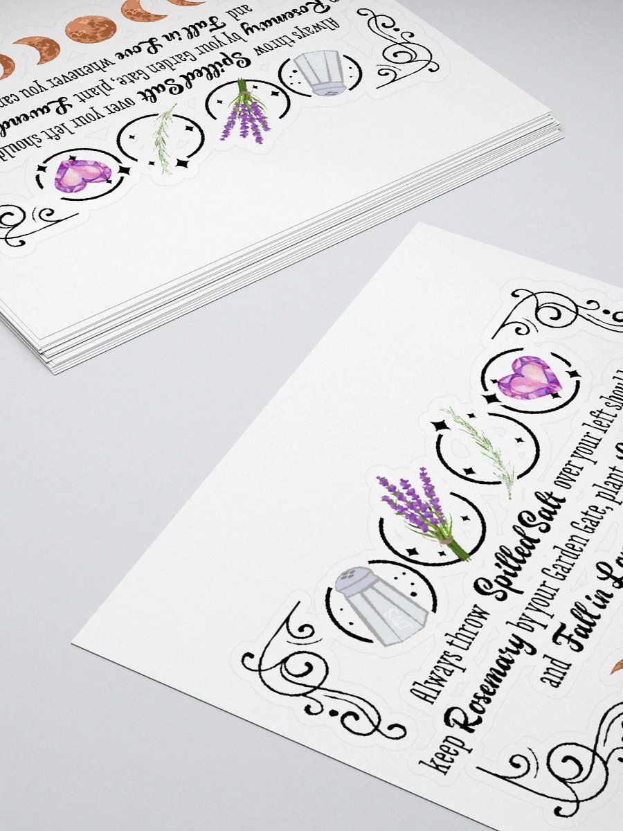 Rosemary, Lavender, and Love STICKER - Witchy, Kitchen Witch, Magic Kitchen Gift product image (4)