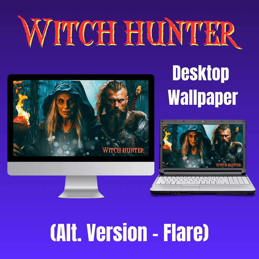 Witch Hunter - Desktop Wallpaper (Alternate - Lens Flare) product image (1)