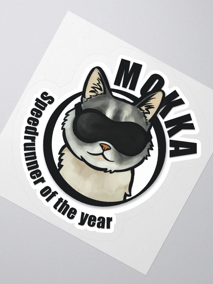 Mokka - Speedrunner of the Year Sticker product image (5)