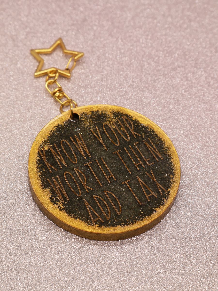 Know Your Worth Keychain product image (8)