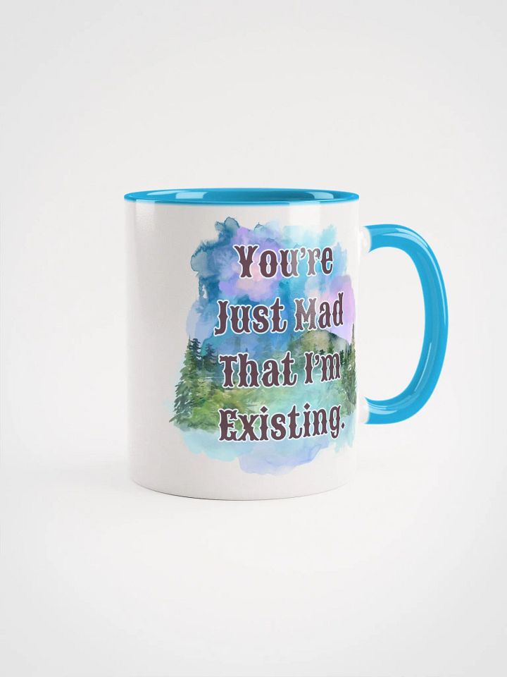 I'm Existing Ceramic Mug with Color Inside product image (1)