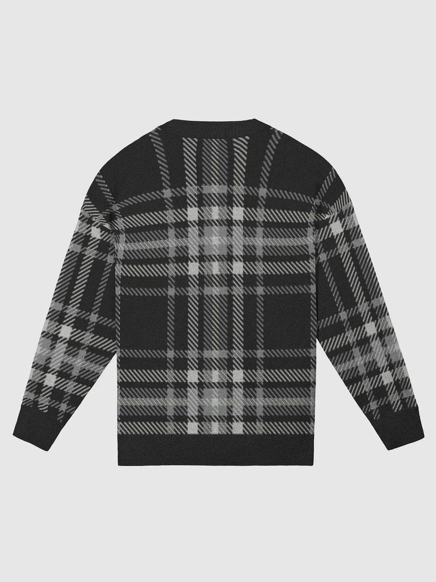 Monochrome Memento: Chic Skeleton Knit Sweater product image (6)
