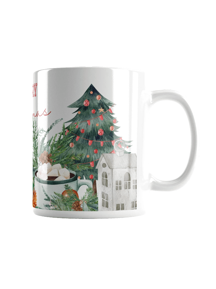 Festive Christmas White Glossy Mug product image (2)
