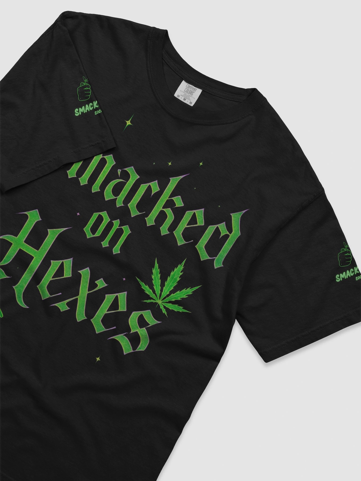 “Smacked on Hexes” Unisex Stoner Witch Tee – Fall/Halloween Drop product image (20)