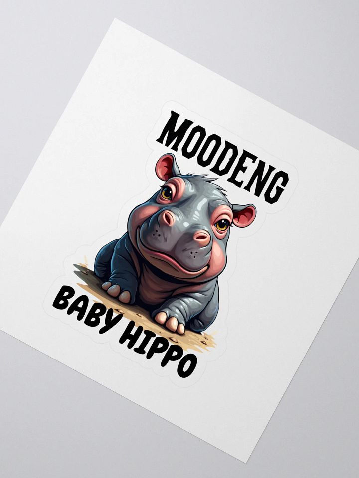 Moodeng Baby Hipo Sticker product image (2)
