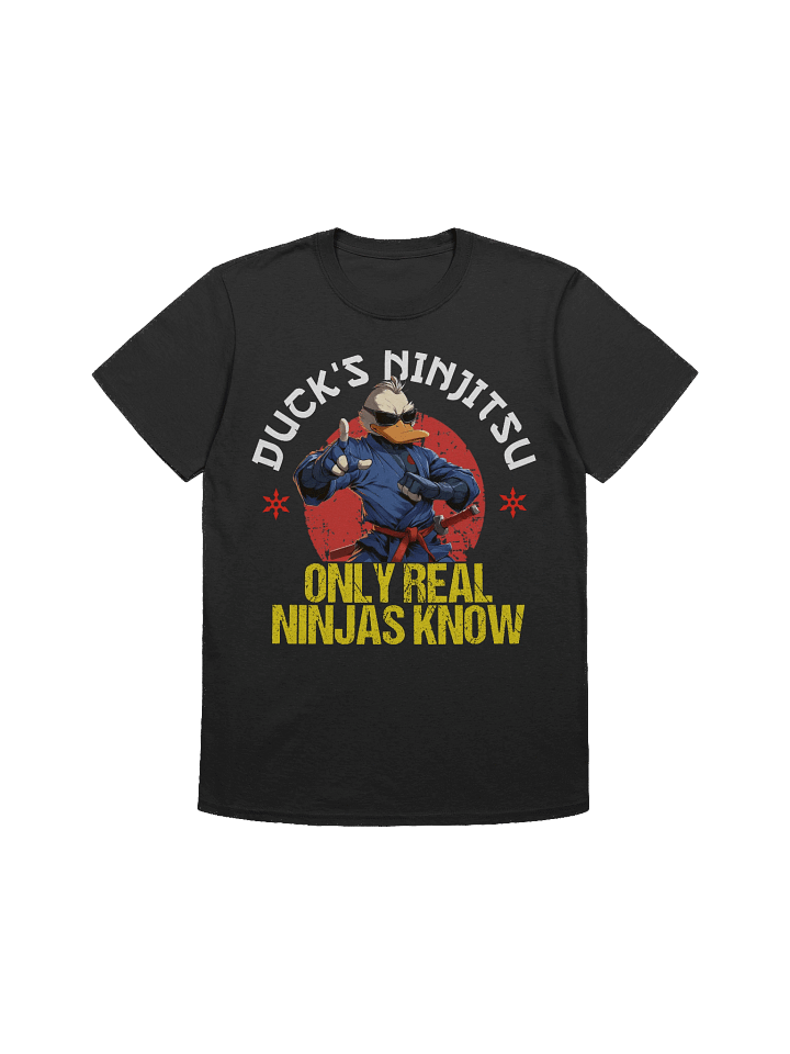 Duck’s Ninjitsu Tee – Only Real Ninjas Know product image (1)