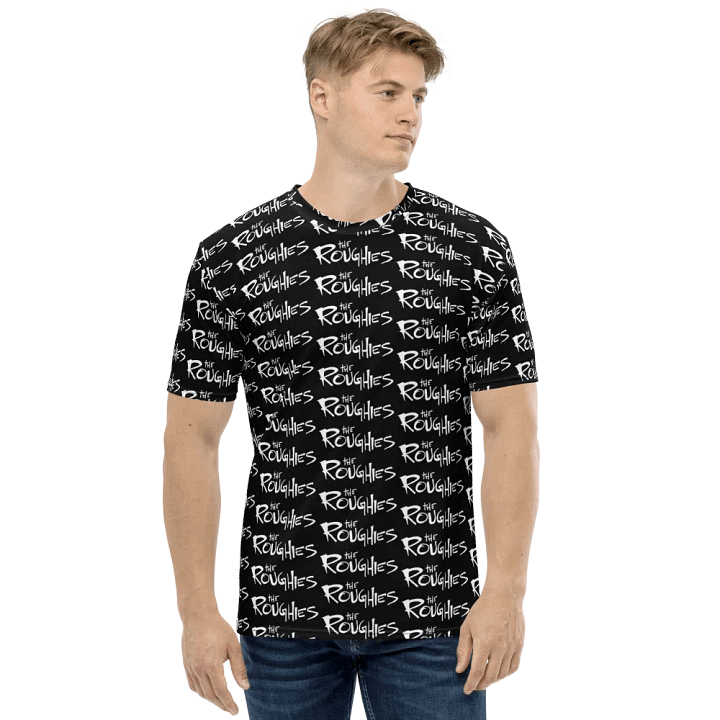 Logo Tee - All Over Print - White on Black product image (1)