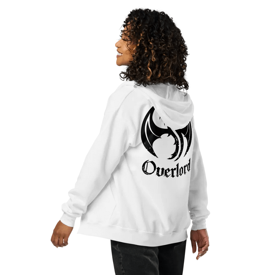 Overlord Heavy Blend Zip Hoodie (Black) product image (10)