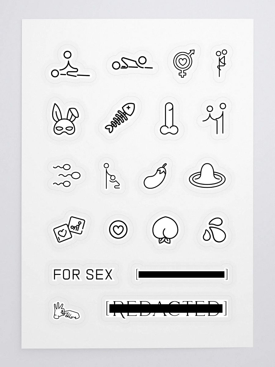[REDACTED] Sticker Sheet product image (1)