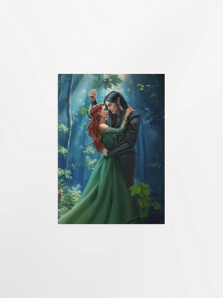 Elven Heartbound Print 5x7 ~ Cerian & Arisanna product image (1)