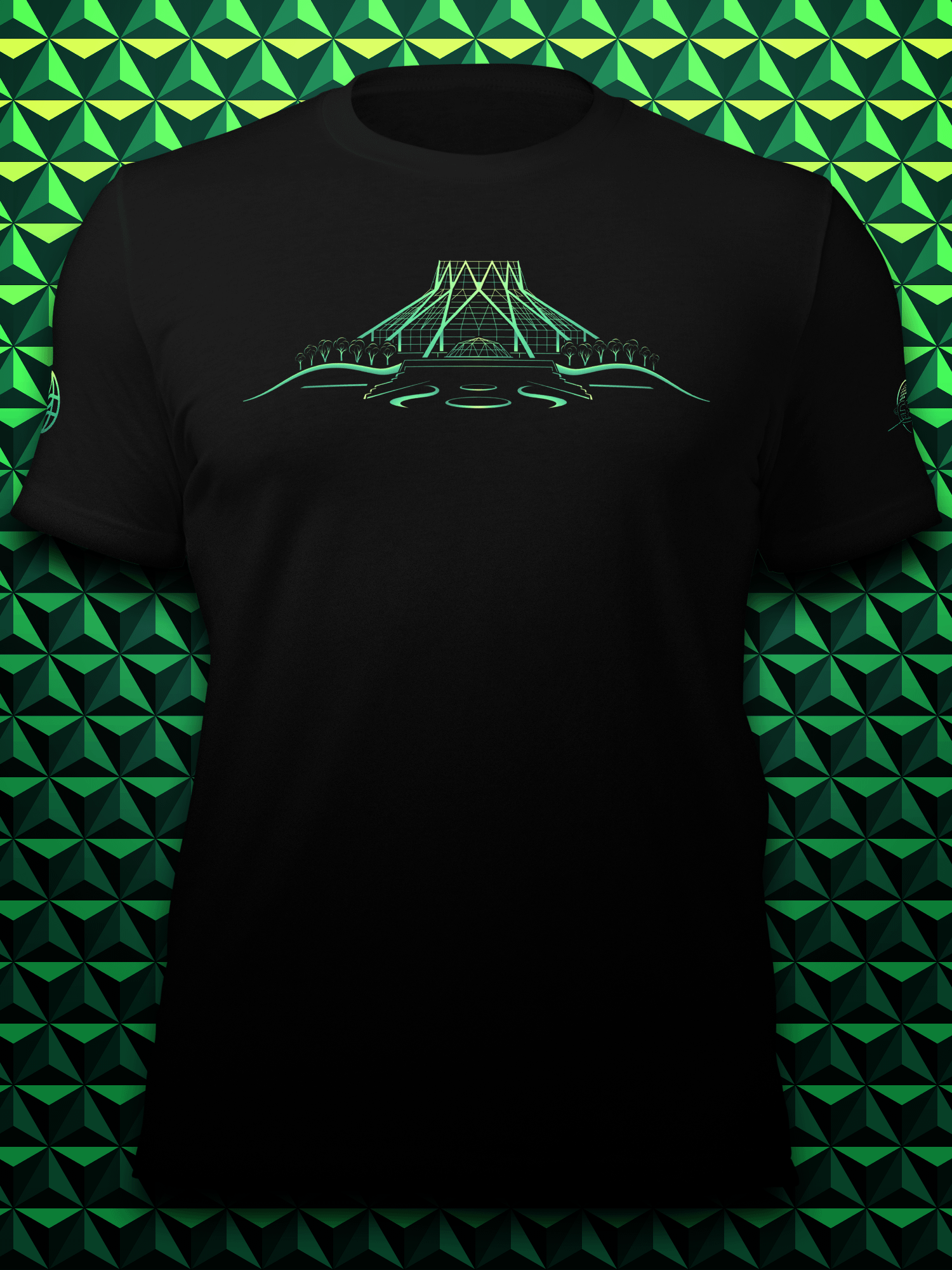 LAND Line Art Unisex T-Shirt product image (1)