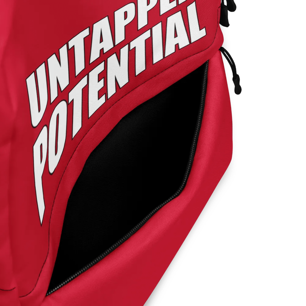 Untapped Potential Red Large Print Back Pack product image (4)