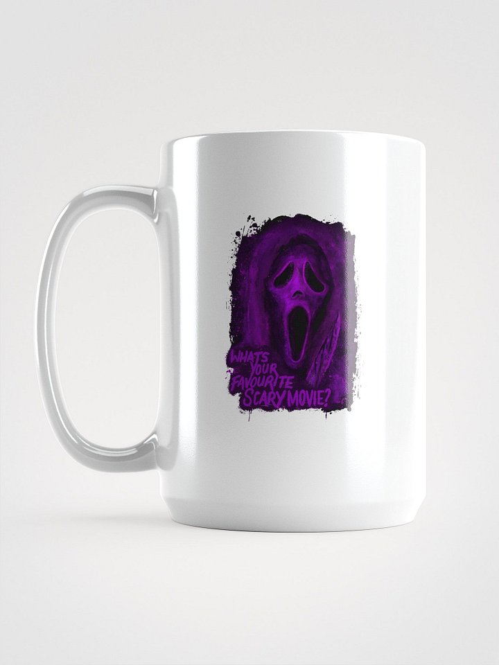 Purple Ghost Face Mug product image (1)