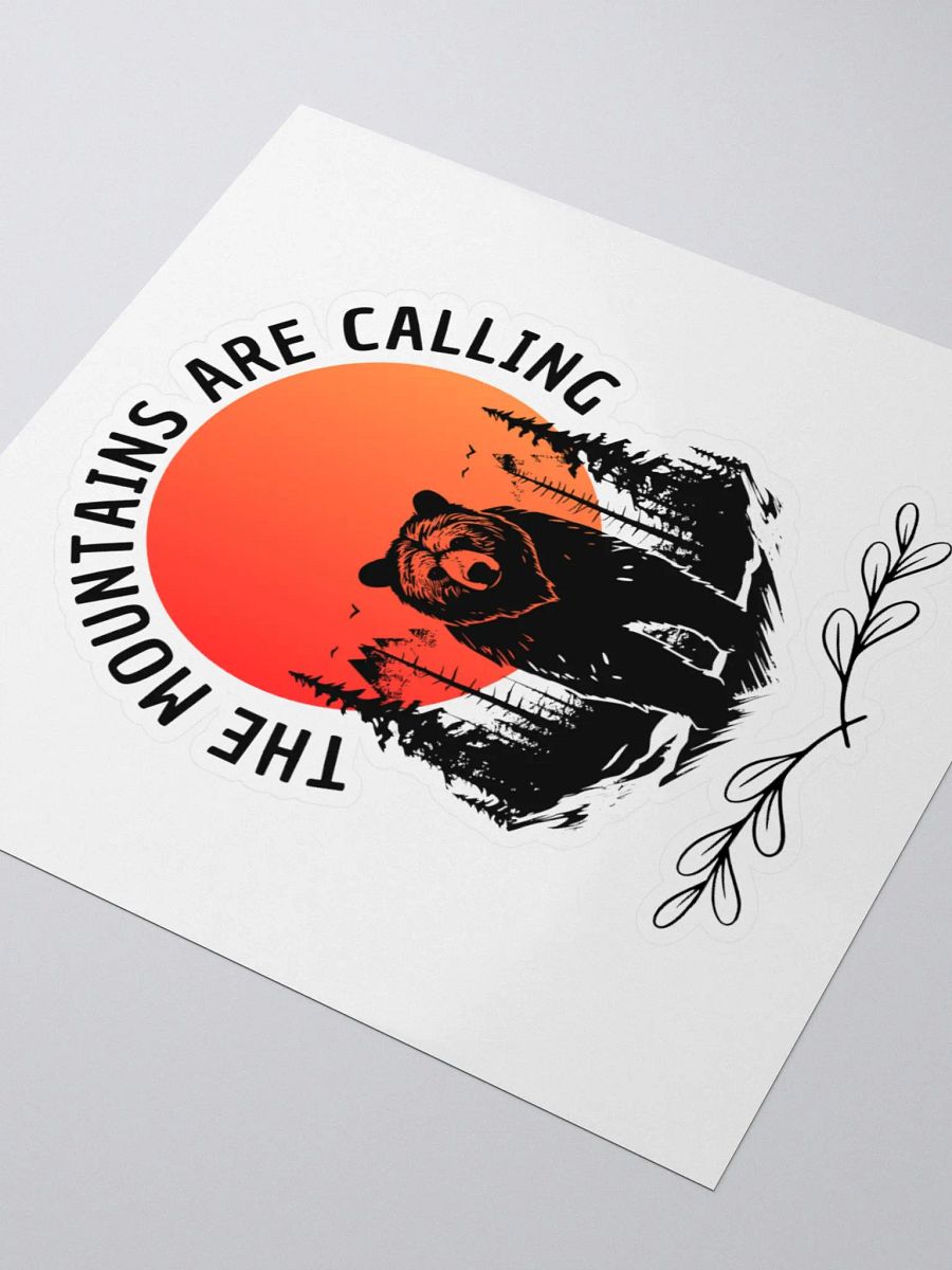 Wilderness Calling Kiss Cut Sticker product image (3)