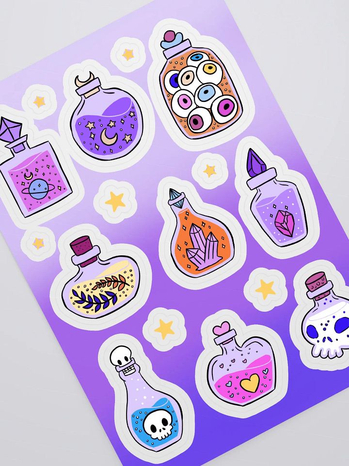 Mystic Potion Bottle Sticker Sheet Set product image (2)