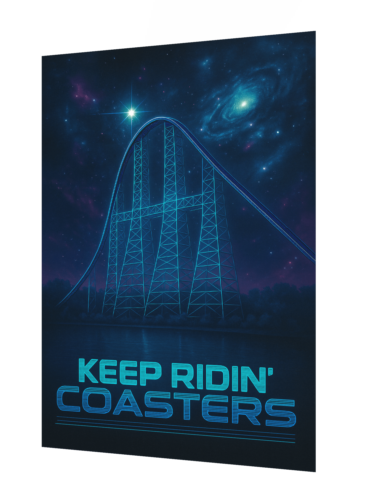 Futuristic Millie - Keep Ridin' Coasters 18x24 inch Poster product image (2)