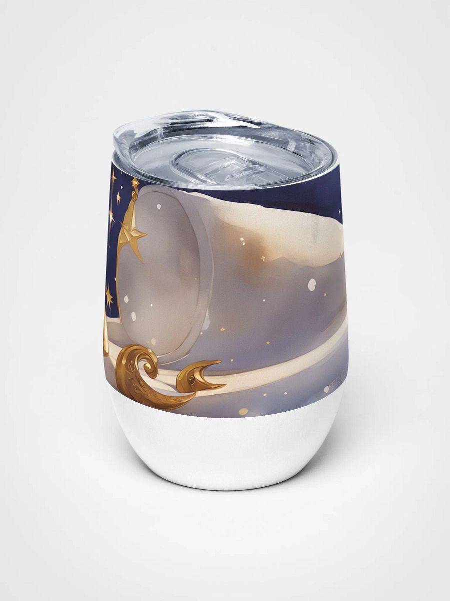 Starry Night Wine Tumbler 12 Oz – Celestial Elegance in Every Sip product image (5)