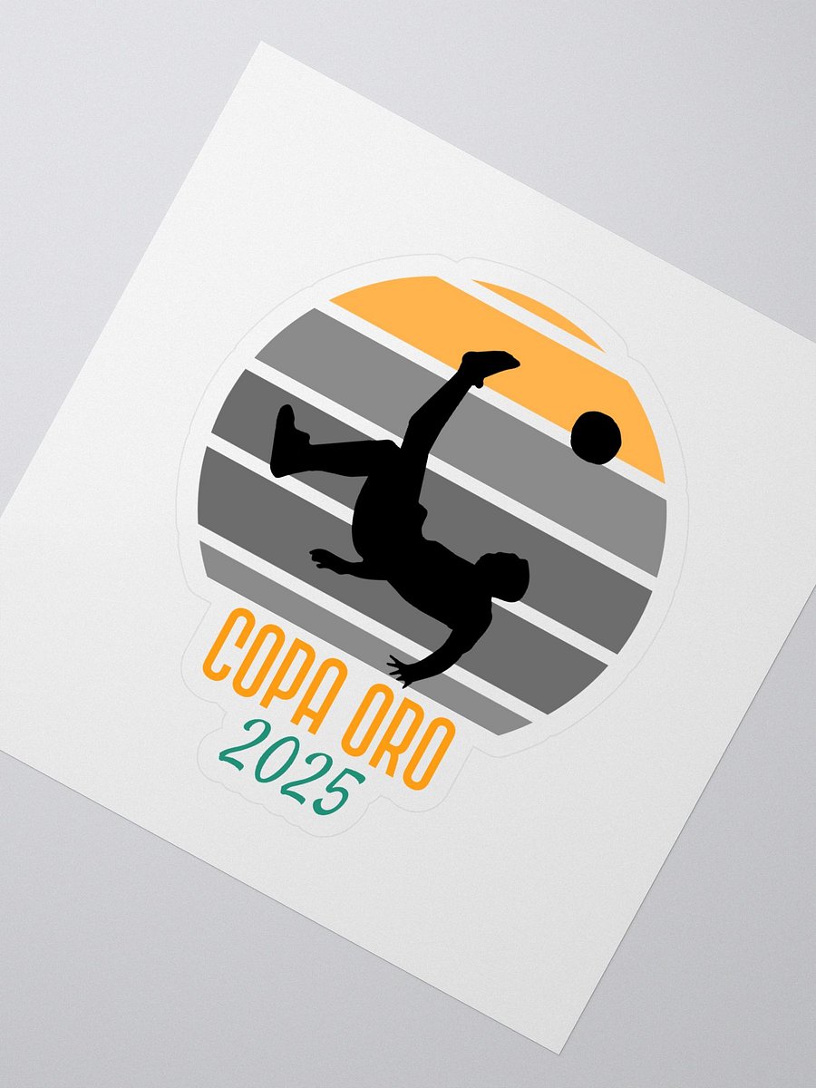 COPA ORO 2025 Soccer Player Kiss Cut Stickers product image (3)