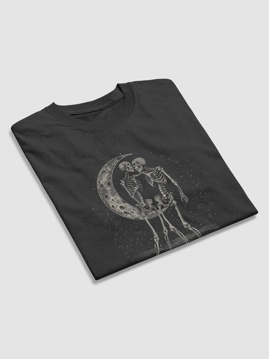 Skeleton Lovers Sitting on the Moon T-Shirt product image (3)