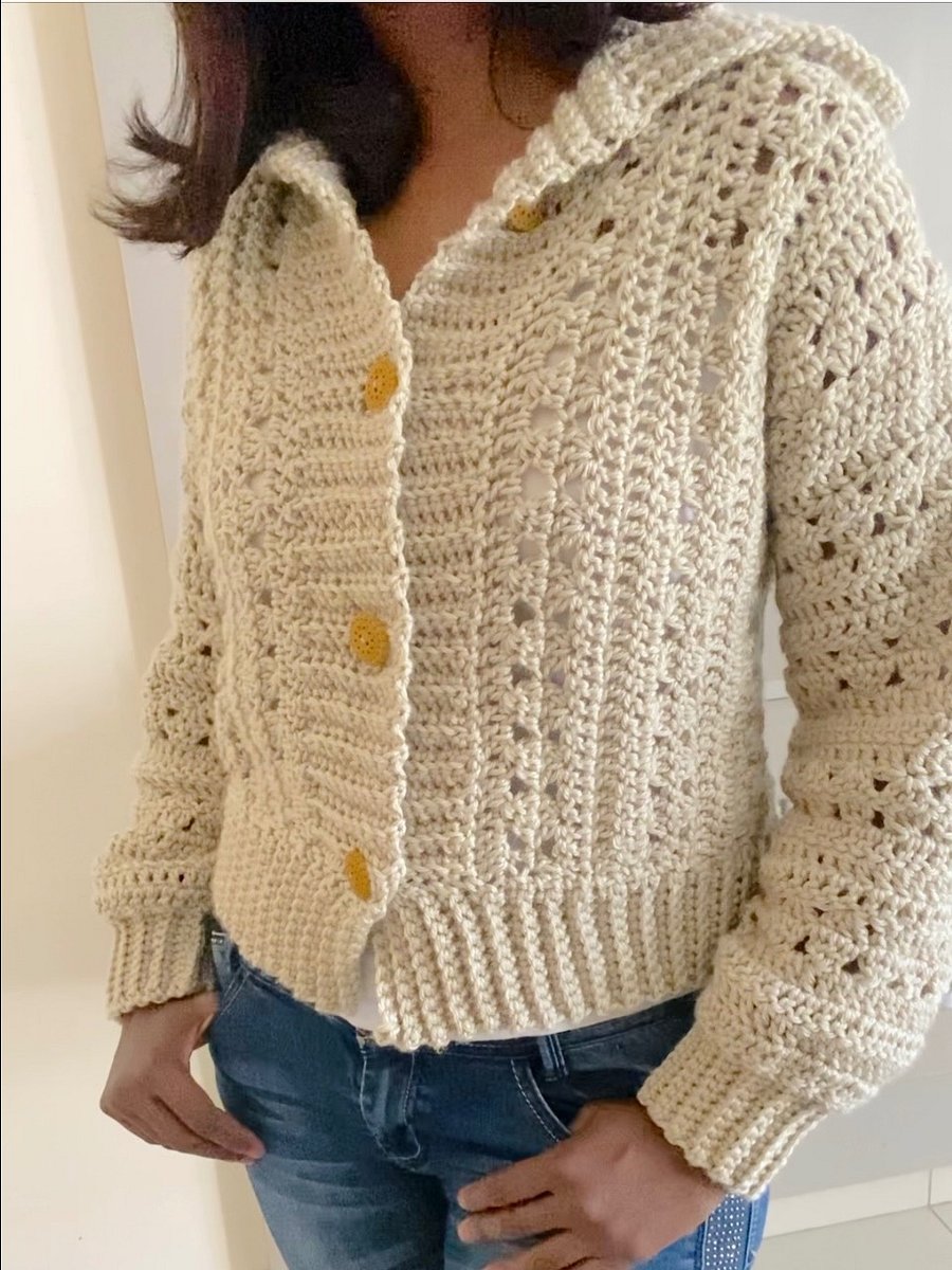Crochet Cardigan Written Pattern product image (6)