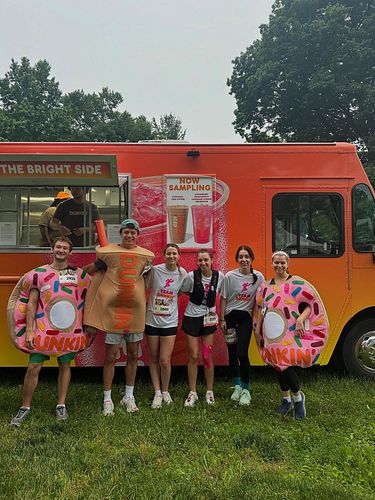 We partnered up with team @dunkin this past weekend at the Baltimore 10 miler. We had a blast running and taking shots of Dun...