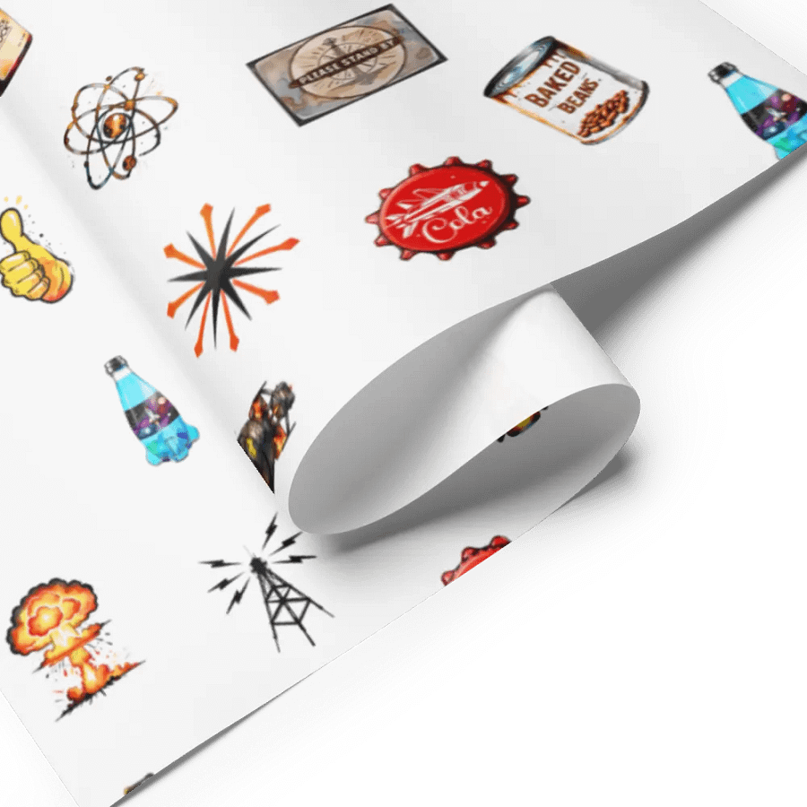 Wasteland-Inspired Wrapping Paper Set #fallout product image (7)