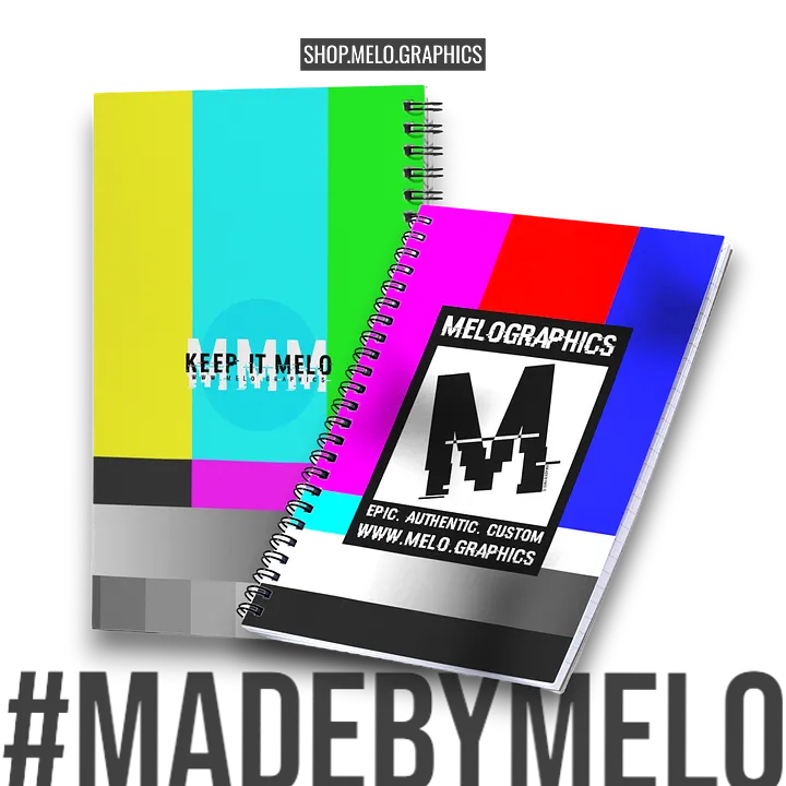 Rated M for MELO TV Spiral Notebook - 5.5x8.5