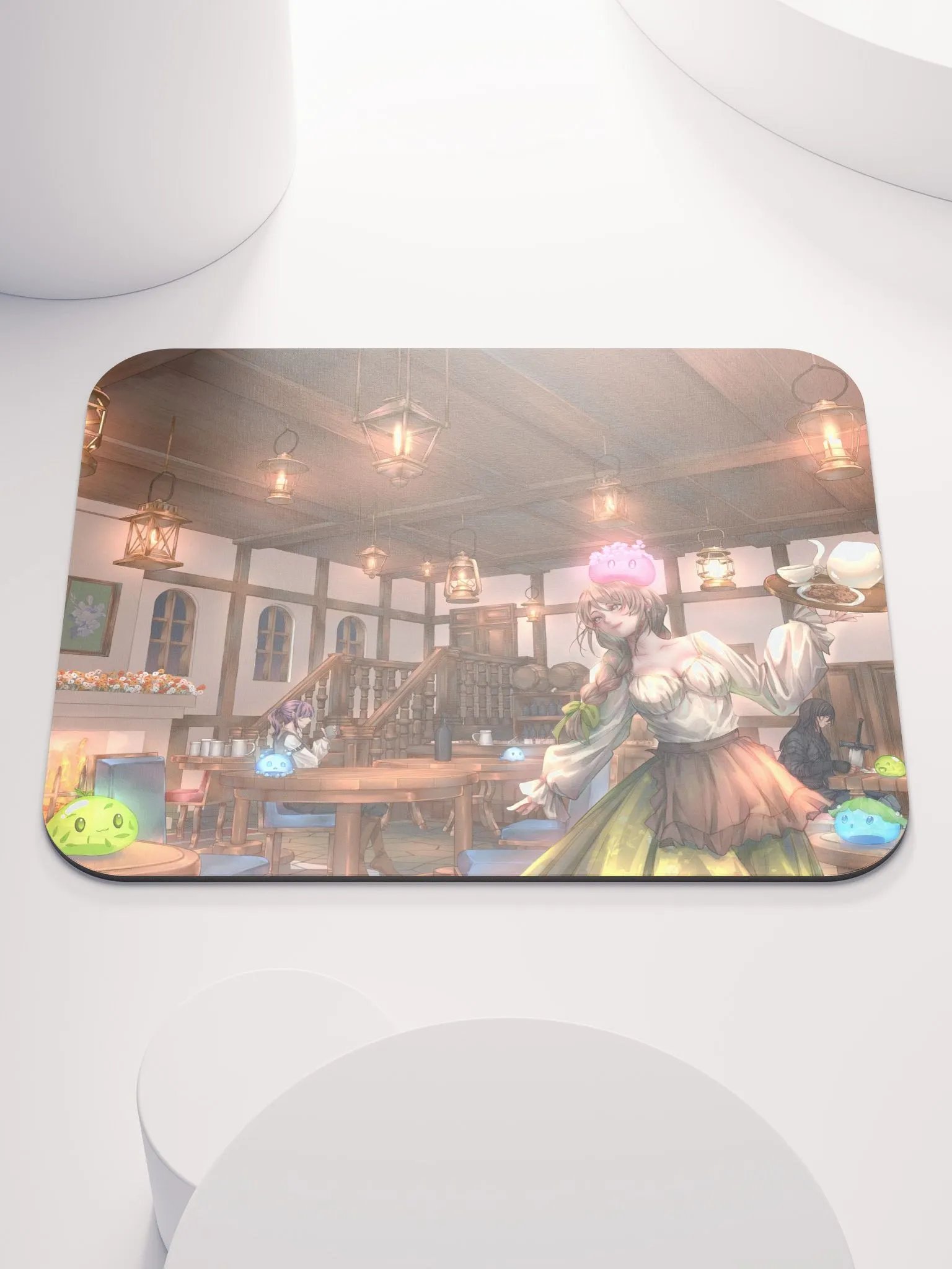 Slime Cafe Mouse Pad product image (1)