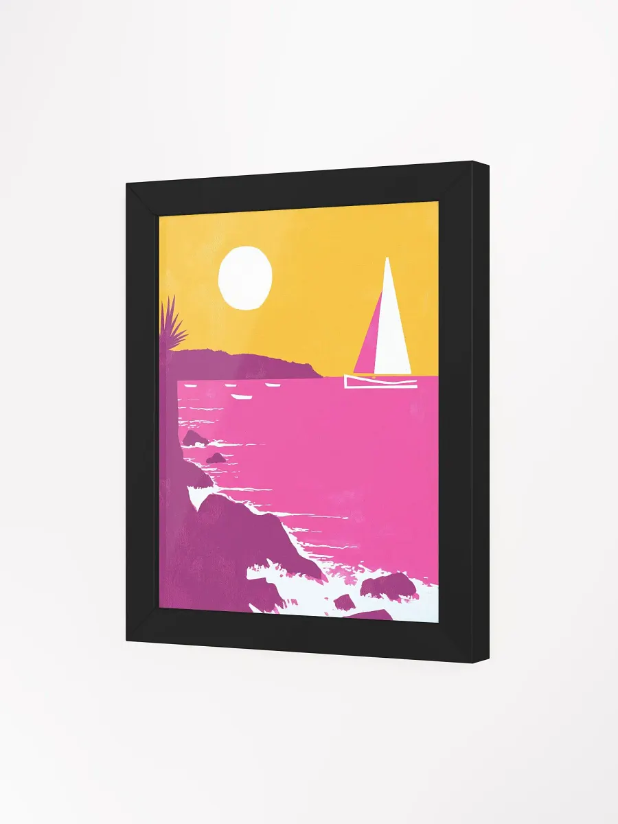 Sunset on pink lake product image (32)