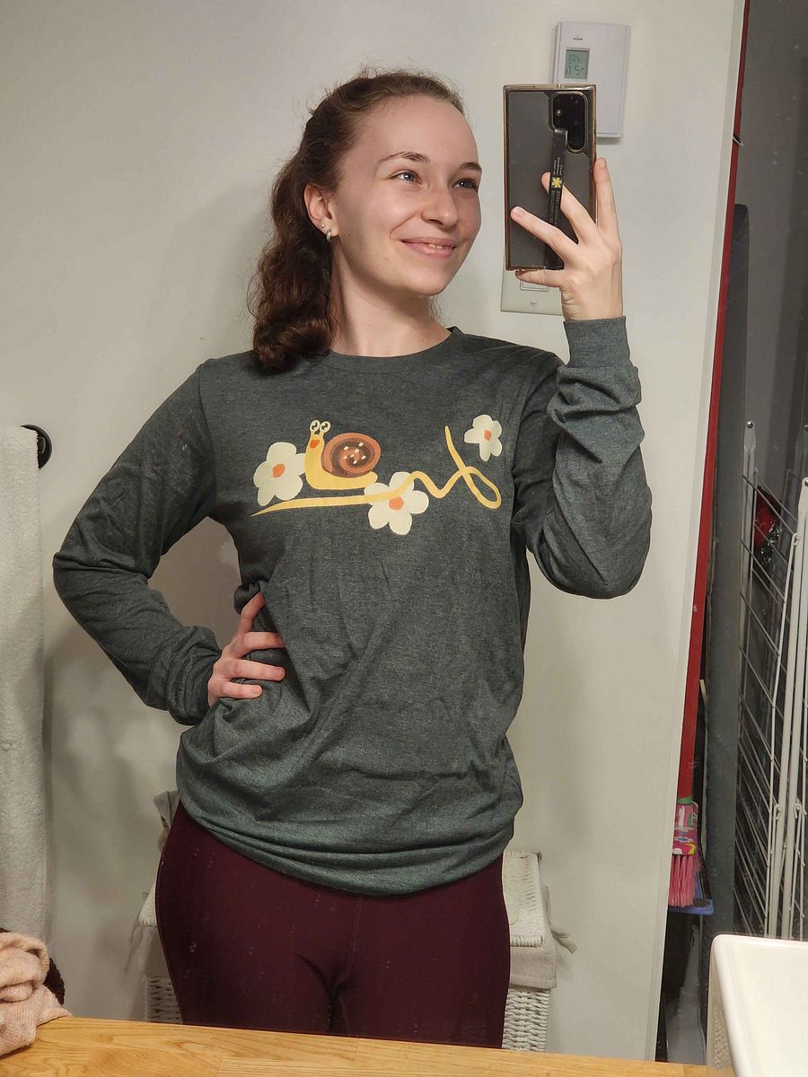 Sweet Snail Zoomies \ long sleeve t-shirt product image (4)