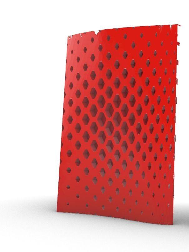 Hexagonal Parametric Paneling Design Grasshopper Rhino Files Download product image (3)