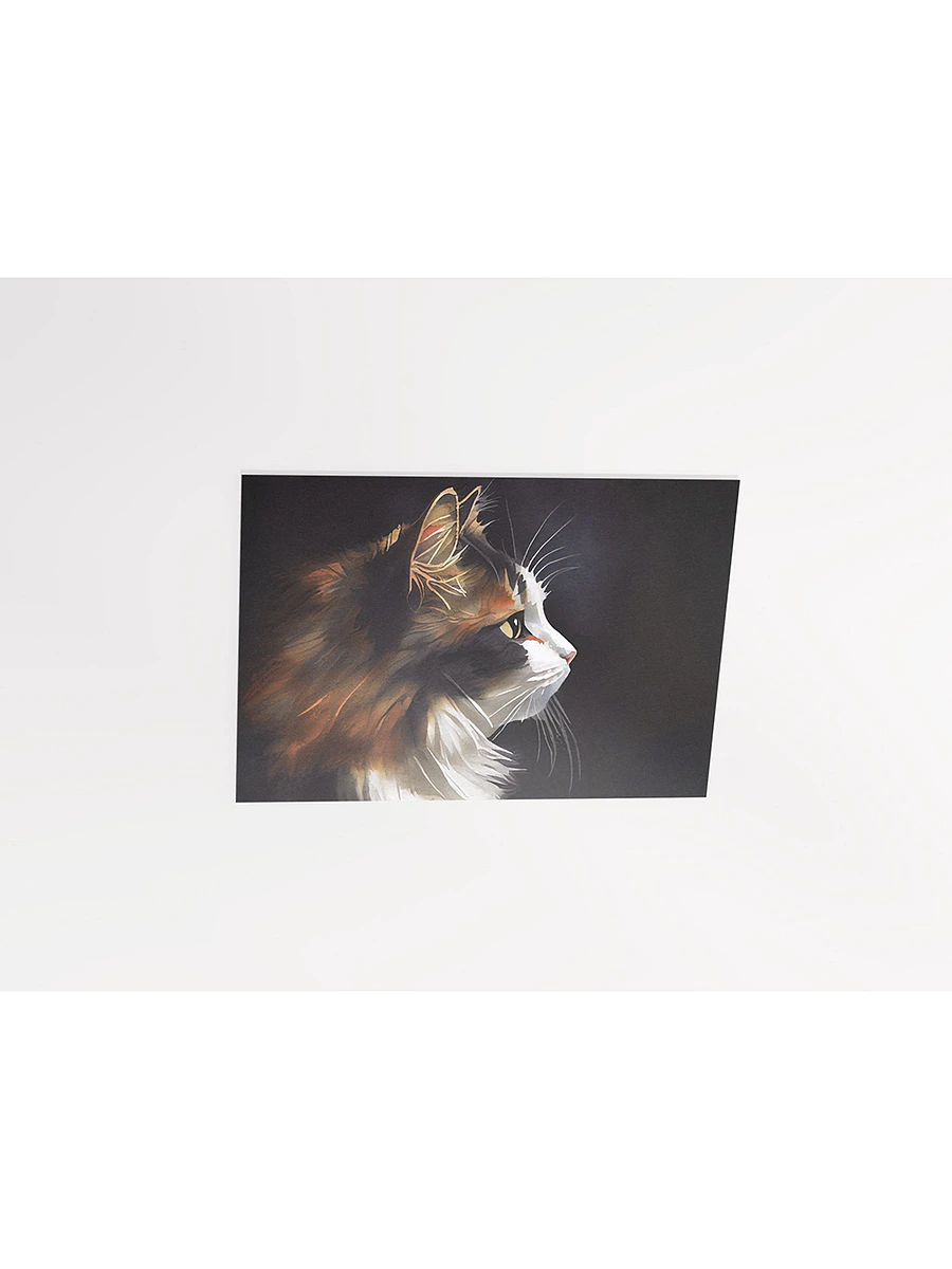 Sweet Kitty Profile - Calico Cat Matte Poster product image (3)