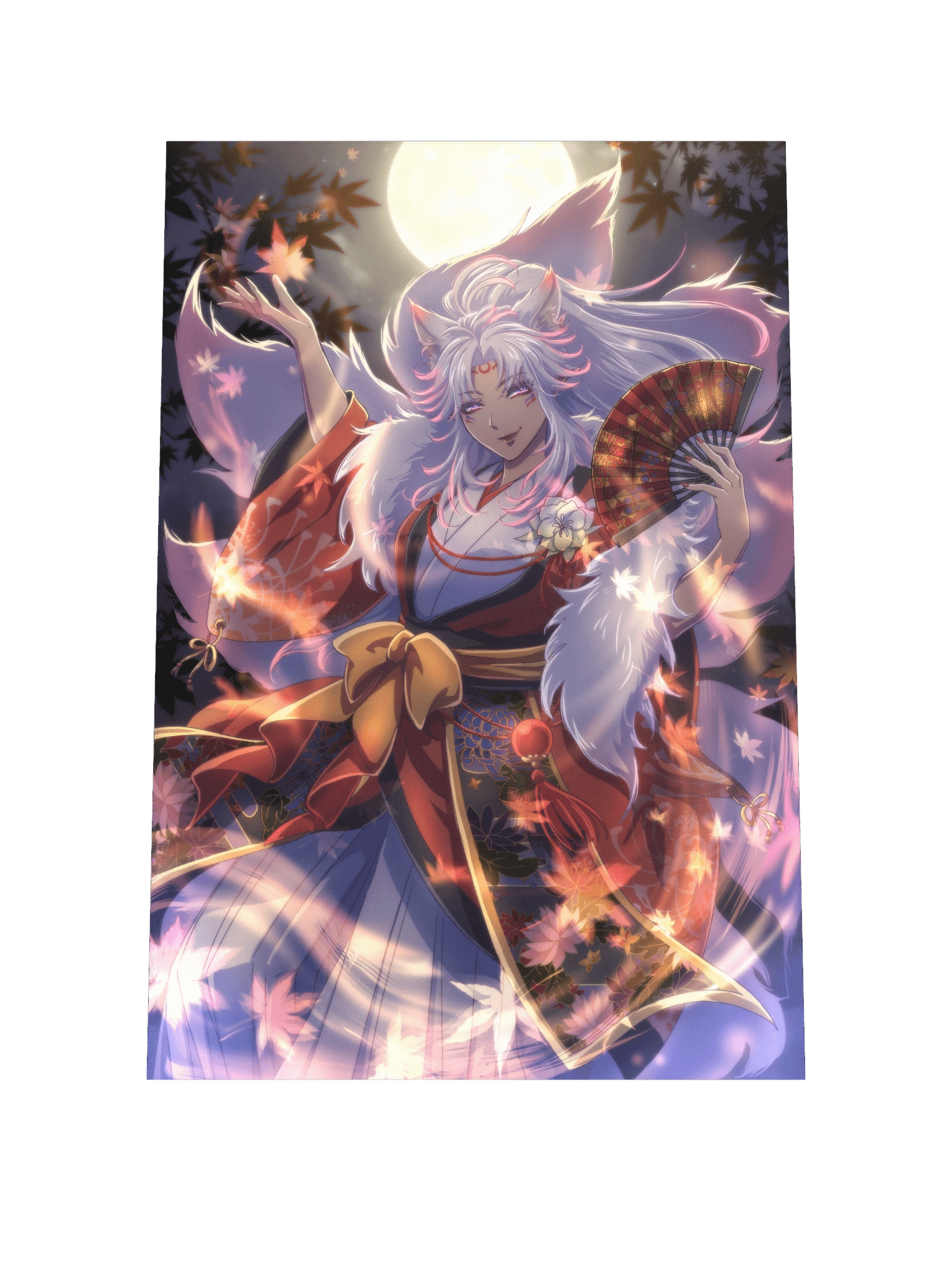 “Spirit of the Silver Moon” Vibrant Matte Paper Poster product image (1)