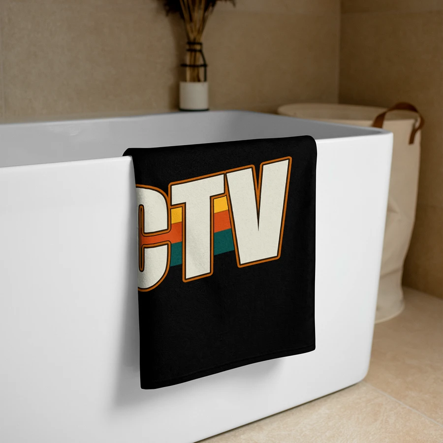 BCTV Oldschool Logo Towl - Black product image (3)