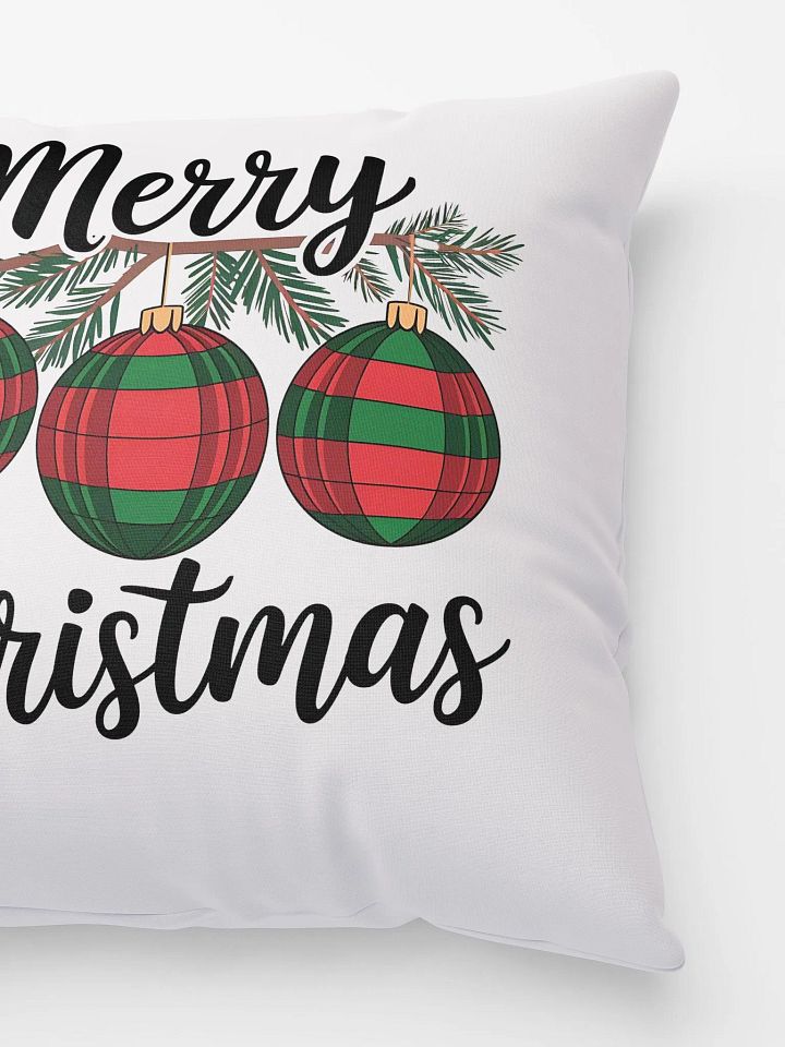 Simple Yet Expressive Merry Christmas Design throw pillow product image (4)