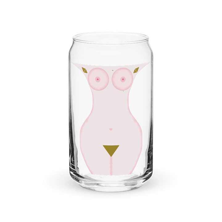 Abstracteros Elegance in a Can: Can-Shaped Glass product image (2)