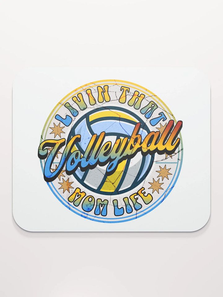 Livin That Mom Life Volleyball Mouse Pad product image (1)