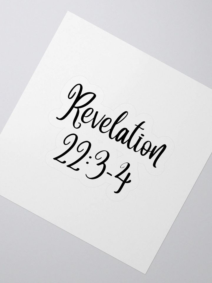 Revelation 22:3-4 product image (6)