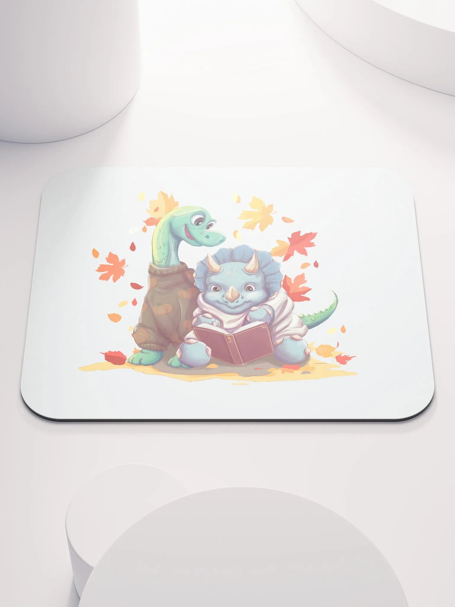 Fall Dino Mouse Pad product image (1)