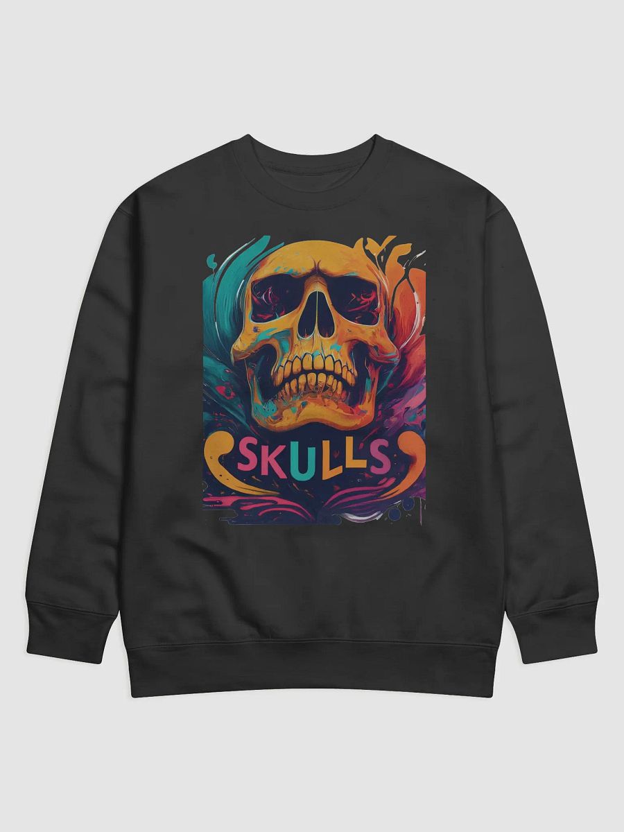 Vibrant Skulls Artistic Sweatshirt product image (1)