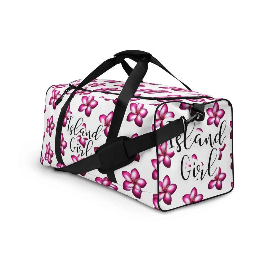 Island Girl Plumeria Duffle Bag - Tropical Bliss for Your Adventures product image (3)
