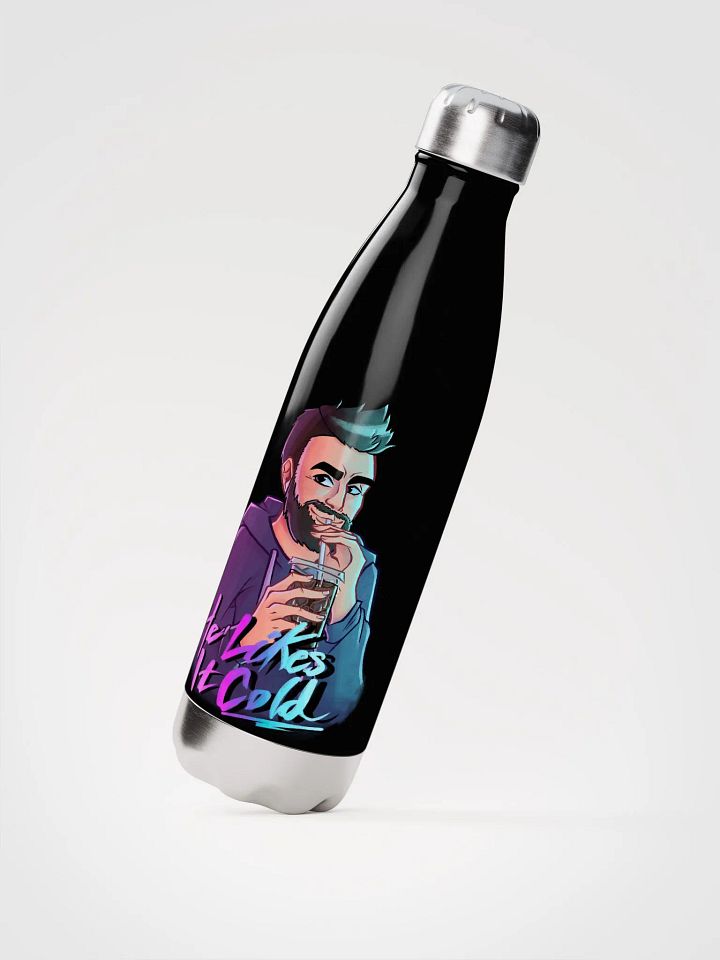 He Likes It Cold Water Bottle product image (4)