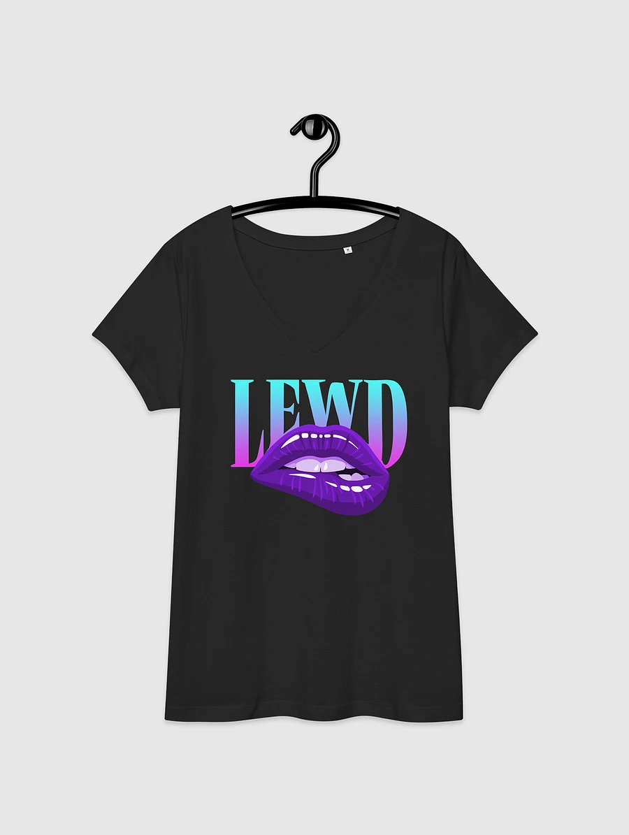 LEWD Women fitted v-neck T product image (7)