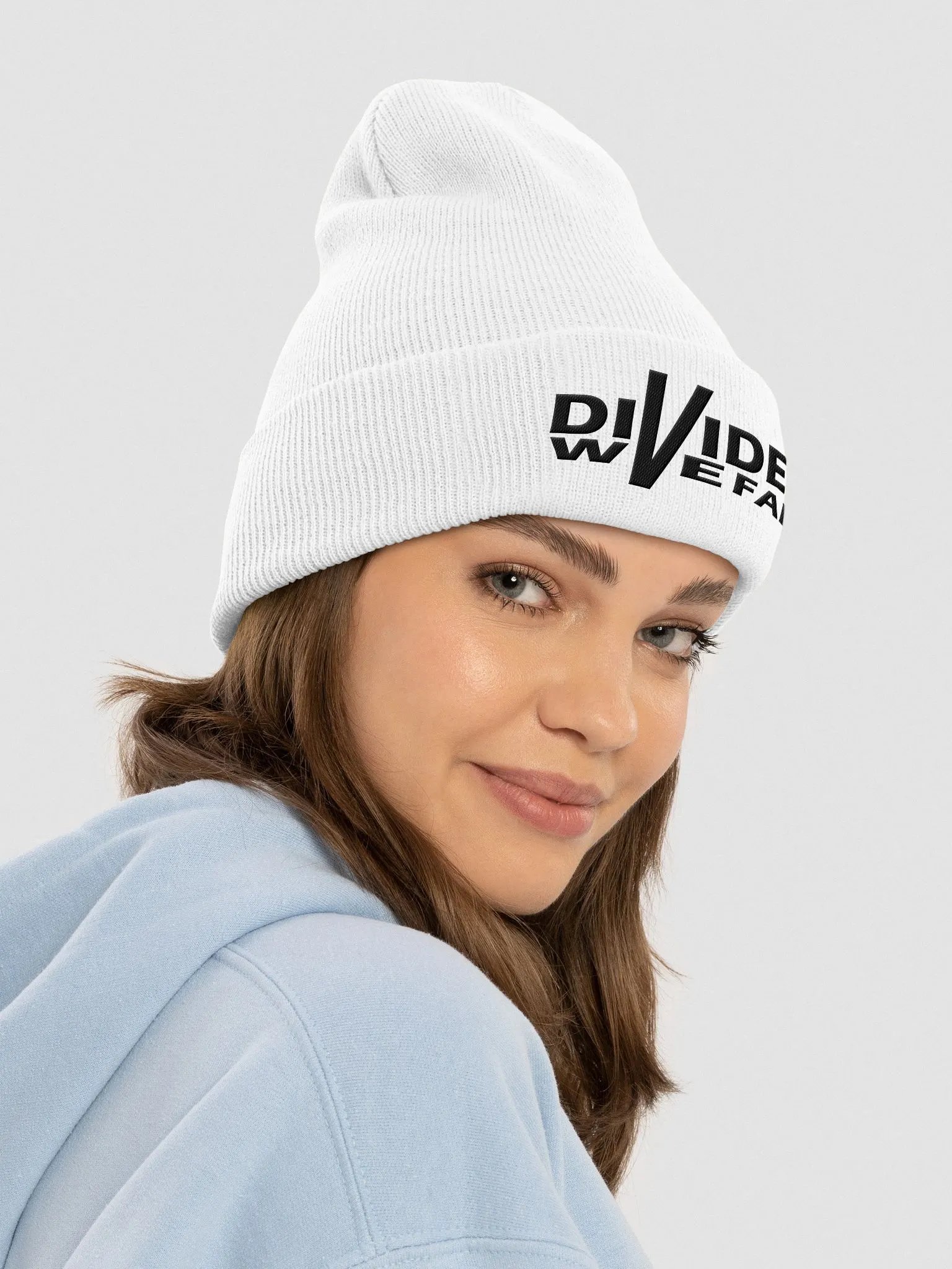 Divided We Fall - Black - Yupoong Cuffed Beanie product image (4)
